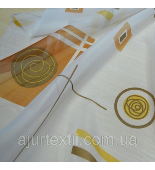 Тюль печать "Абстракция"