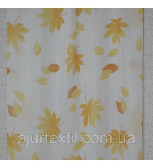 Тюль печать "Лист"