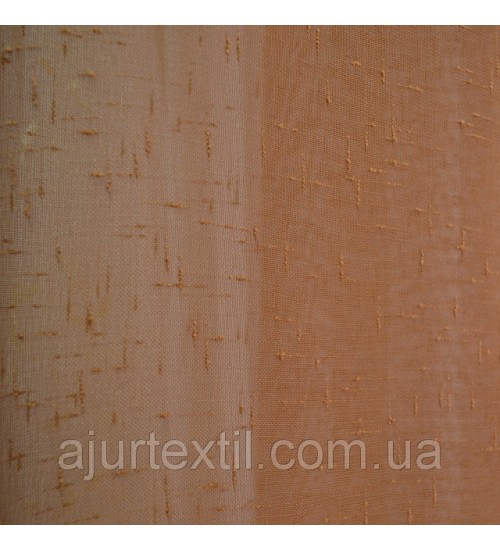 Тюль лен " Мюнхен" коричневый