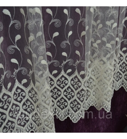 Гардина фатин " Нежный лепесток"