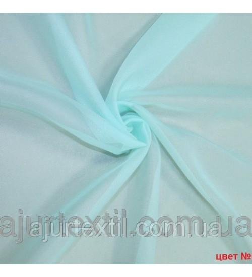 Вуаль однотонный (бирюза)