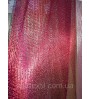 Тюль сетка красно бордовая