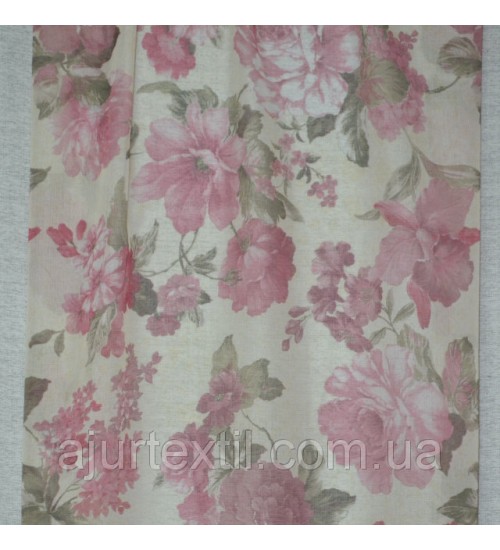Тюль французский кристалон  "Цветы-кристалон"