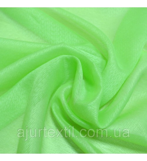 Тюль французский кристалон " Берна" салатовый
