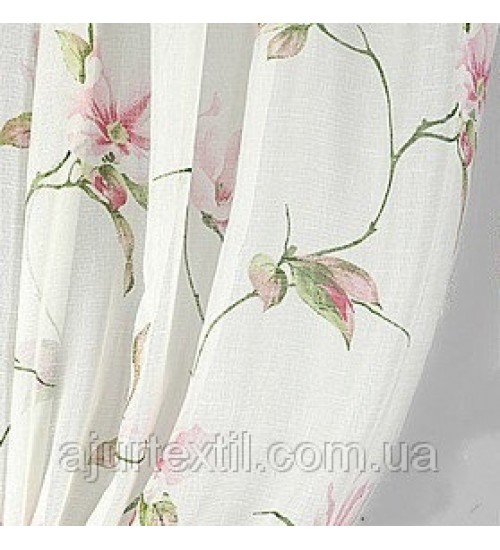 Тюль  лен  печать "Тоскана"