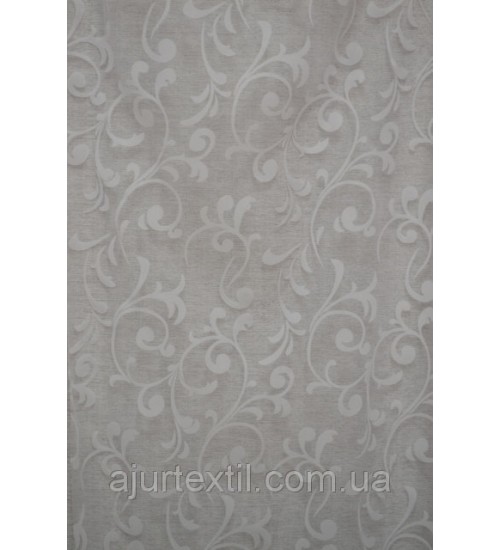 Тюль флок "Бархатный вензель"