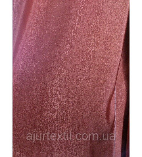 Штора  однотонная теракот