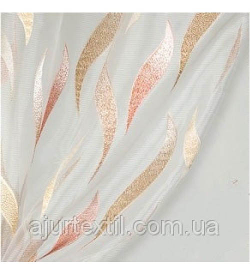 Тюль органза фентези "Лепестки лета "