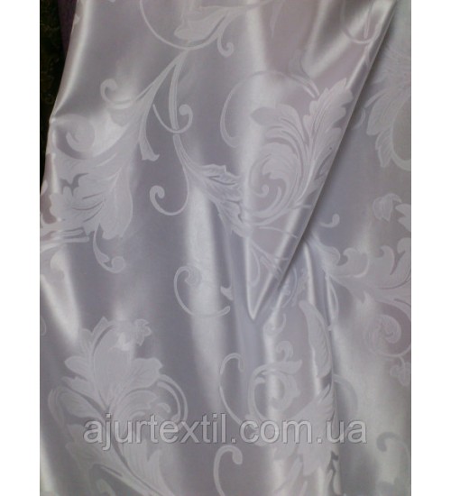 Штора жаккард "Белая веточка"