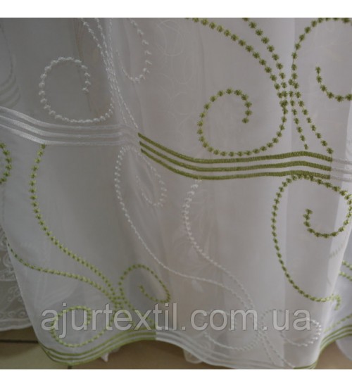 Тюль вышивка "Lamella"