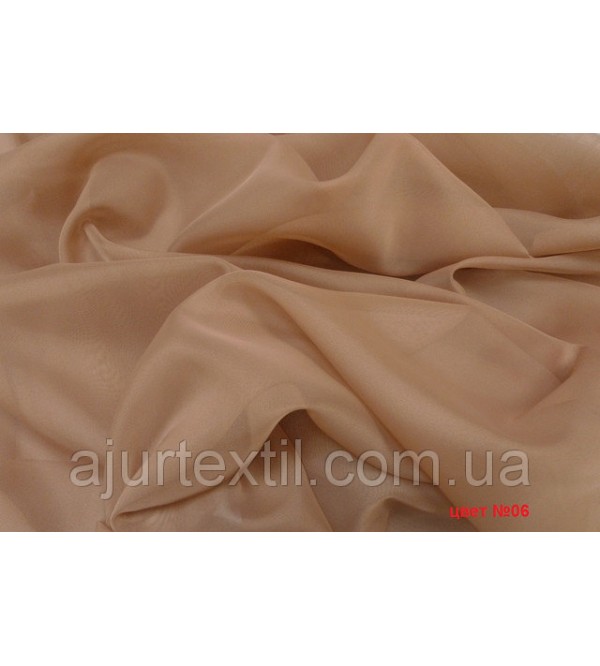 Вуаль однотонный (бежевый 06)