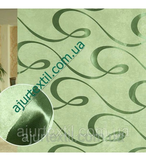 Штора blackout "Версаль" зелень