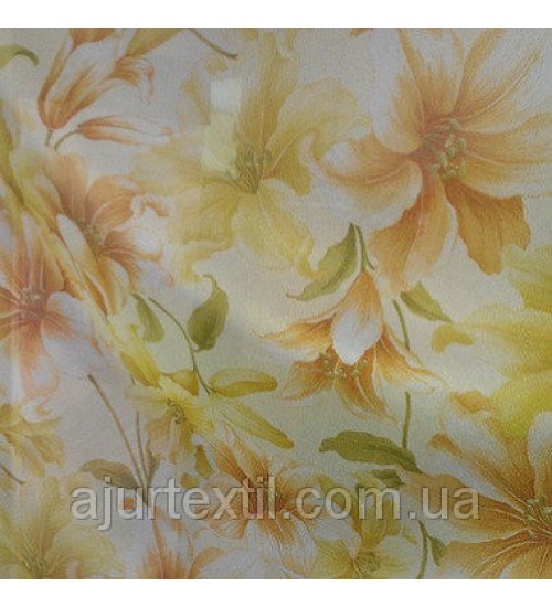 Тюль печать "Золотой берилл"