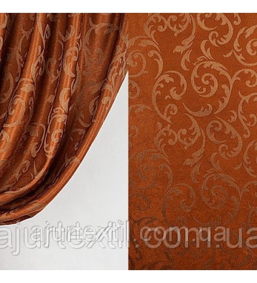 Штора велюр с жаккардом " Витория"