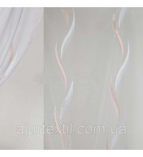 Тюль полуорганза " Нежная веточка"