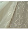 Тюль лен " Сейшела" молочная
