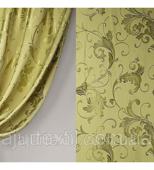 Штора жаккард "Веточка "