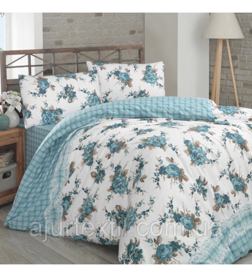 Постельный комплект Ранфорс "Green Desen"