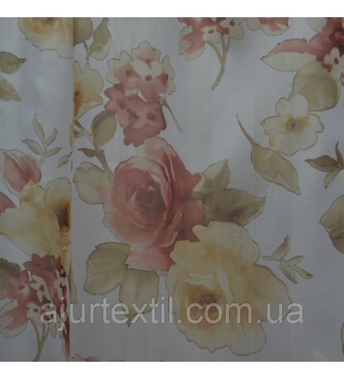 Тюль печать " Очерк"