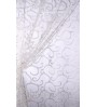 Тюль елит органза с жаккардом "Сольер" белый