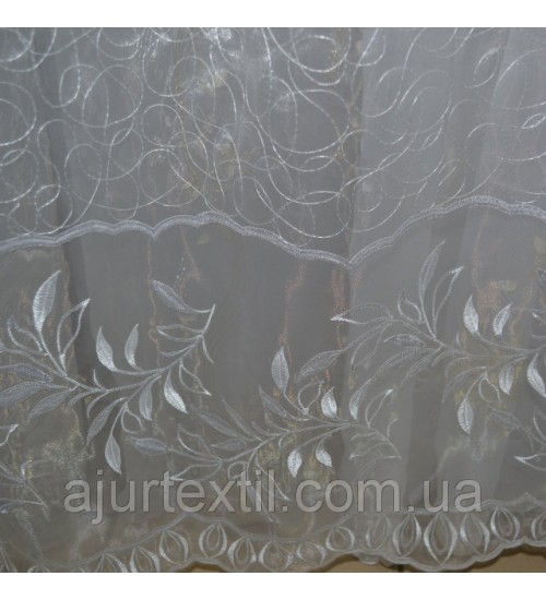 Тюль органза с кристалоном "Альмерия"