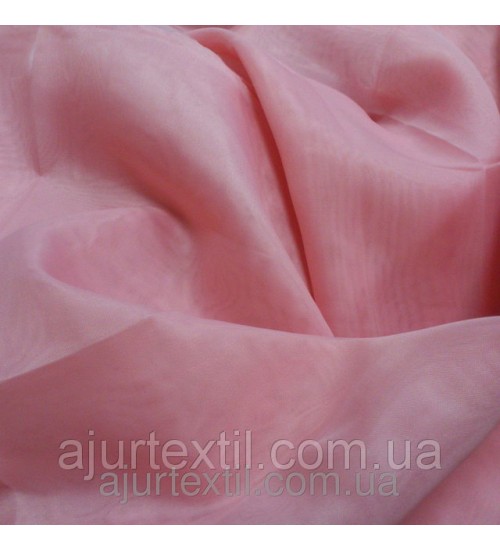 Вуаль однотонный  розовый