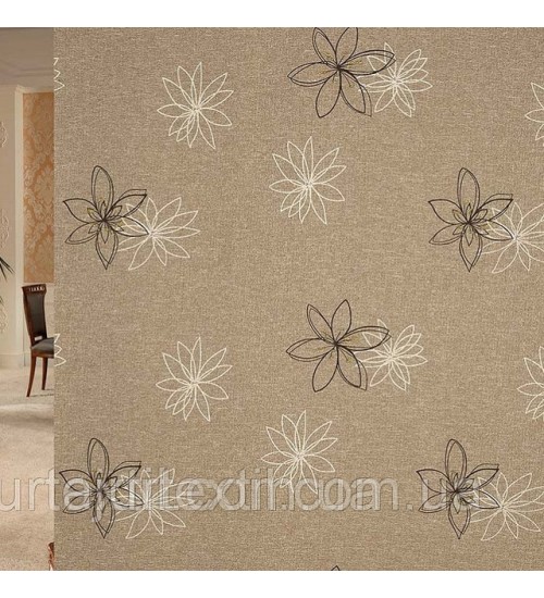 Штора лен на блэкауте  "Стиль"