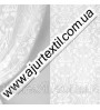 Тюль органза флок "Лиана" белая