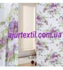 Тюль лен "Весна" фиолет