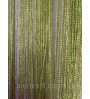 Шторы нити Объемные зелень-оливка