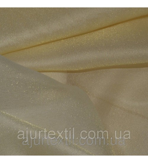 Тюль Мерцающая вуаль золото 01