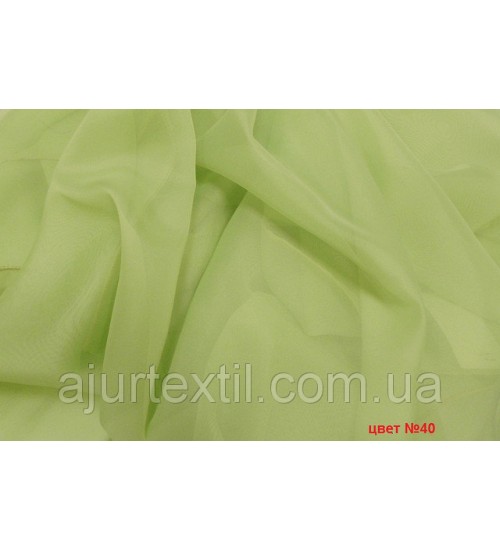 Вуаль однотонный (салатовый)