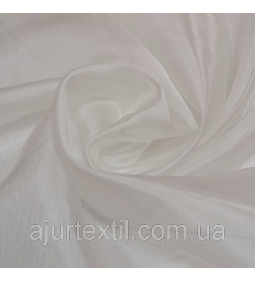 Тюль микрокристал молочная