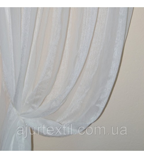 Тюль лен "Нигелла" молочный