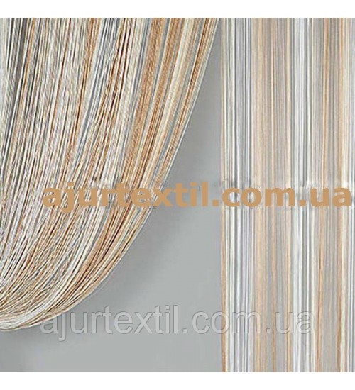 Шторы нити радуга 23