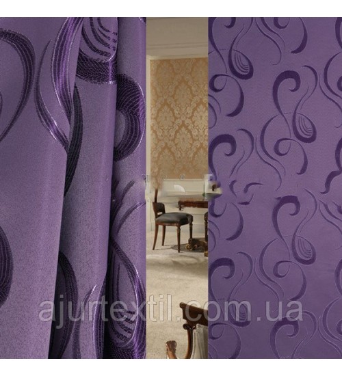 Штора жаккард "Sunrise" Волна