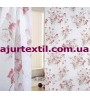 Гардина французский кристалон "Тюльпан" розовый
