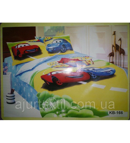 Постельное белье  "Тачки 8" детское
