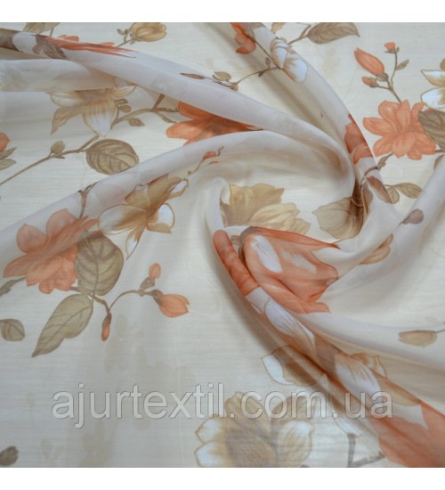 Тюль печать "Соцветие"