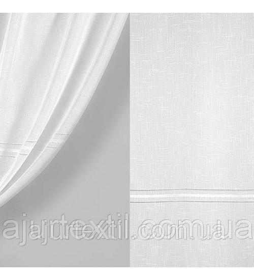 Тюль лен "Однотонный Босфор"