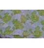 Тюль печать "Цветы" салатовый