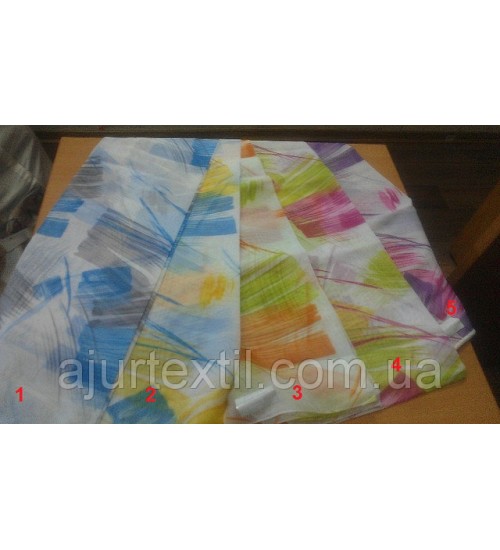 Тюль печать "Радужная"