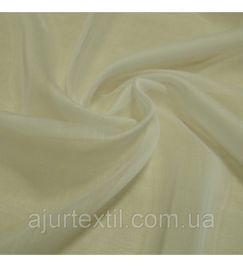 Тюль батист с органзой "Елизабет" молочный