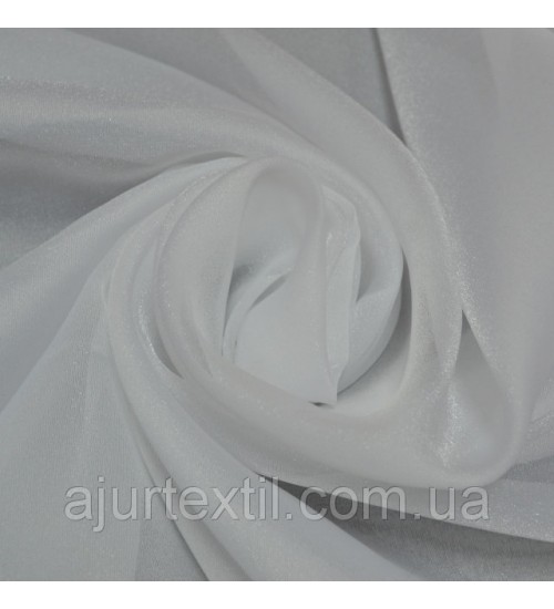 Тюль елит "Мерцание" белый