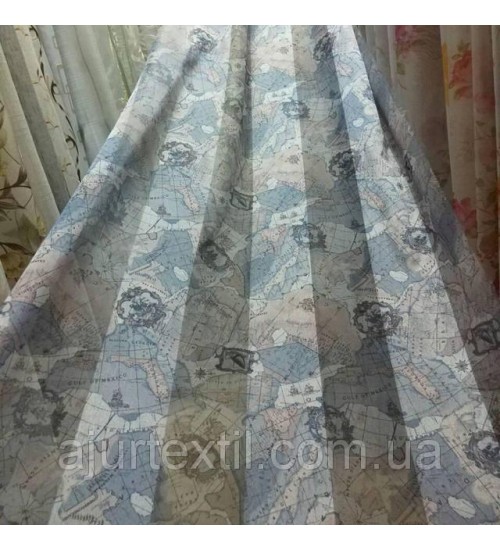 Тюль печать " Планета"