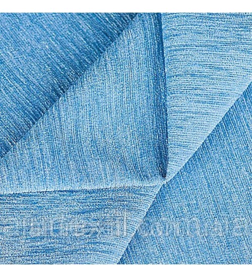 Штора шенилл голубой