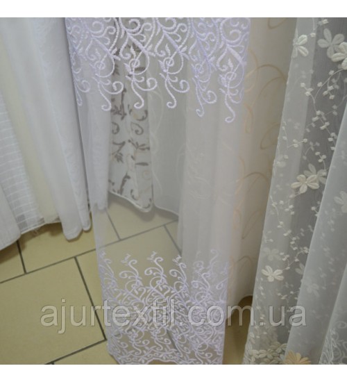Тюль фатин "Снежная королева"