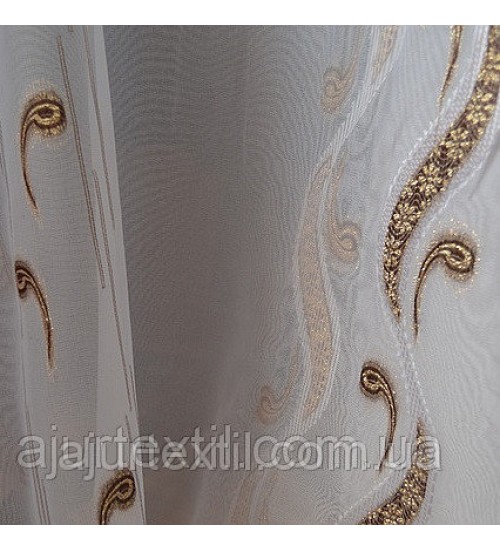 Тюль полуорганза фентези "Жалюзи 1"