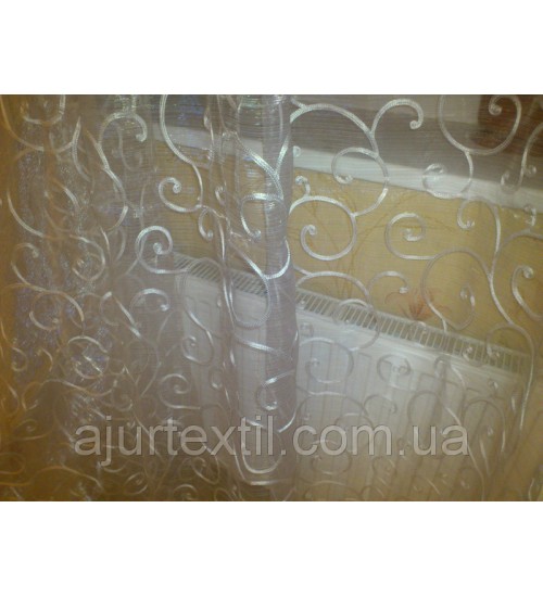 Тюль вышивка на органзе " Венесуела"