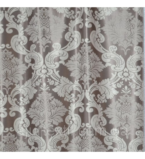 Штора Блэкаут "Дамаск" беж